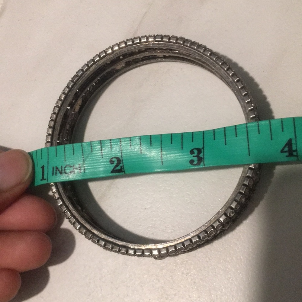 Silver Bangle Set - image 2